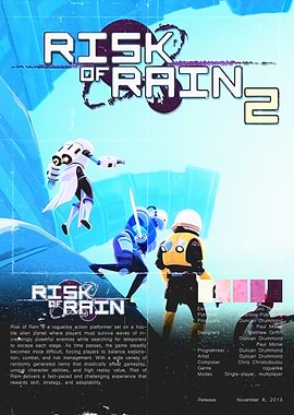 Risk of Rain 2 Game Poster