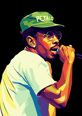 Tyler, the Creator Pop Art Portrait