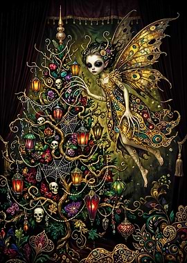 Gothic Fairy Christmas Tree