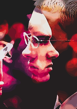 Abstract Portrait with Sunglasses