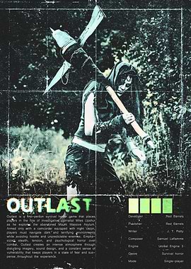 Outlast Game Poster