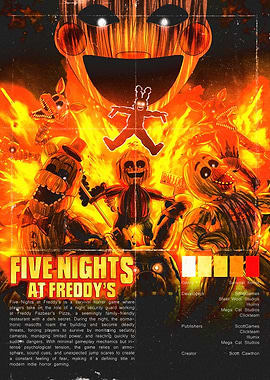Five Nights at Freddy's Game Poster