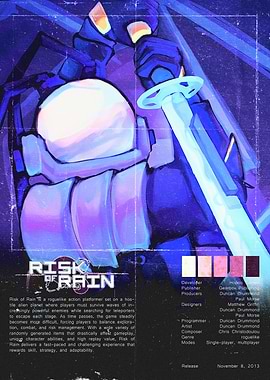 Risk of Rain Game Poster