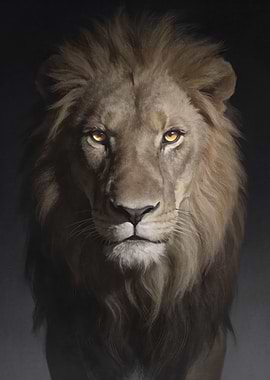 Majestic Lion Portrait