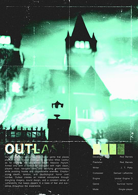 Outlast Game Cover Art