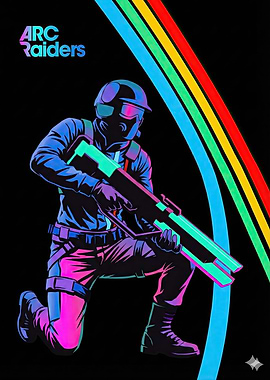 Arc Raiders Neon Soldier