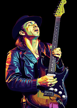 Stevie Ray Vaughan Portrait