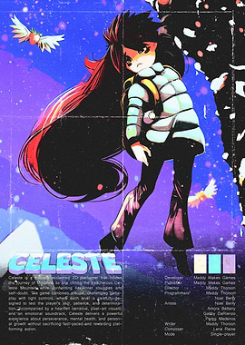 Celeste Game Poster Art