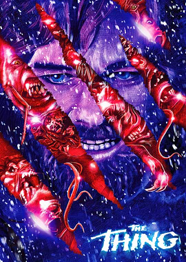 The Thing Movie Poster Art