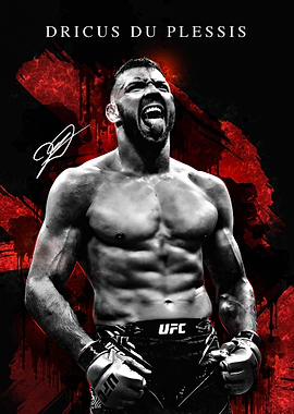 Dricus Du Plessis UFC Fighter Portrait