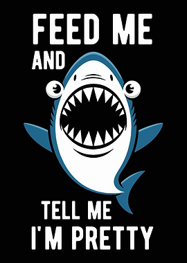 Feed Me Shark Cartoon