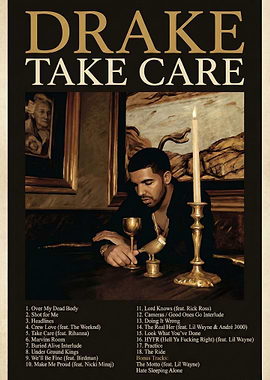 Drake Take Care Album Cover Art