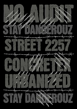 Urbanized Streetwear Graphic Design