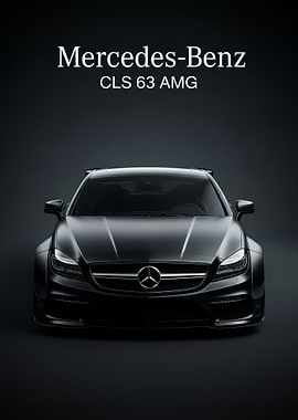 Mercedes-Benz CLS 63 AMG Front poster