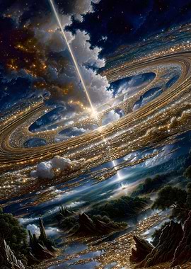 Celestial Rings and Terrestrial Landscape