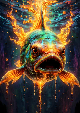 Fiery Fish Fantasy