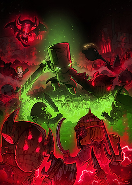 Castle Crashers Battle Scene