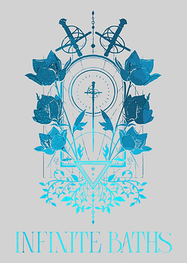 Infinite Baths Floral Sword Emblem