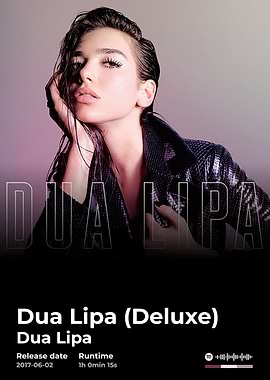 Dua Lipa Deluxe Album Cover