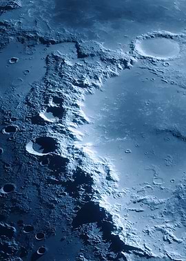 Lunar Surface with Craters