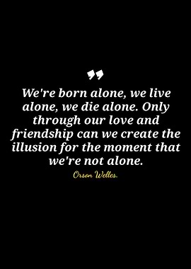 Orson Welles Quote on Love