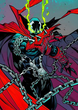 Spawn Comic Book Art