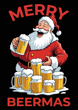 Merry Beermas Santa Claus Beer