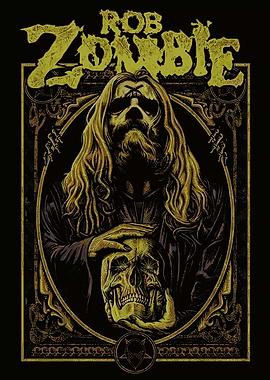 Rob Zombie Skull Portrait
