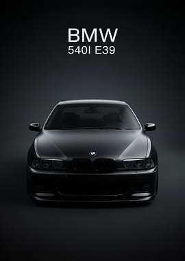 BMW 540i E39 Front View