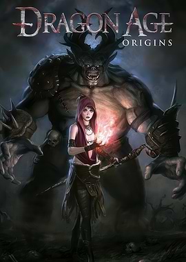 Dragon Age: Origins Game Cover Art