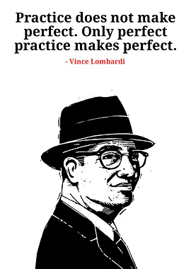 Vince Lombardi Quote Art