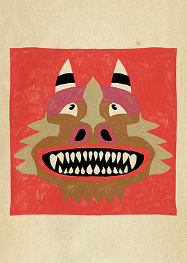 Dancing Diablitos - Monster Face Illustrations