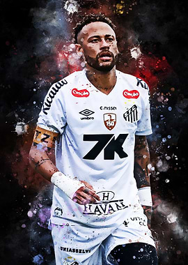 Neymar Jr. Santos FC Portrait