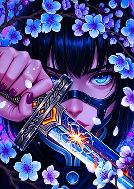 Anime Girl with Sword