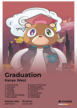 Kanye West Graduation Album Cover