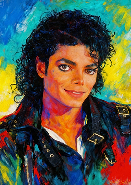 Michael Jackson Portrait Painting