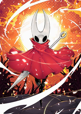 Hornet from Hollow Knight illustration