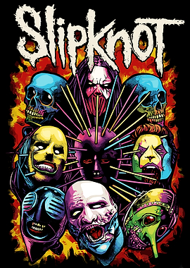 Slipknot Band Masks and Skulls