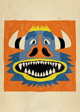 Dancing Diablitos - Monster Face Illustrations