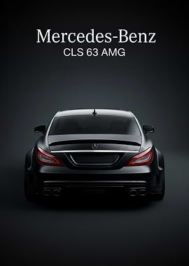 Mercedes-Benz CLS 63 AMG Rear poster