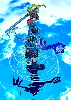 Kingdom Hearts Sora Digital Art