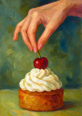 Cherry on Top Painting