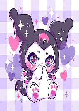 Cute Kuromi Character Art