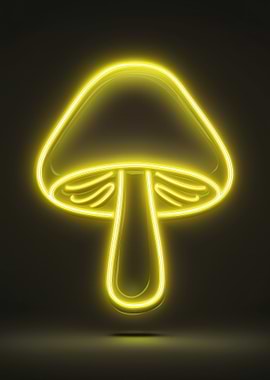 Neon Mushroom