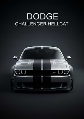 Dodge Challenger Hellcat Front poster