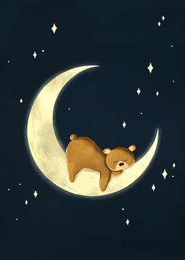 Sleeping Bear on the Moon