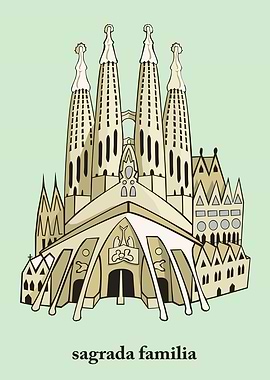 Sagrada Familia Illustration