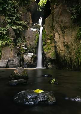 Waterfall on the Azores