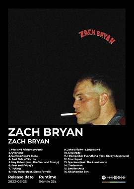 Zach Bryan Album Cover