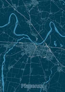 Piacenza City Map